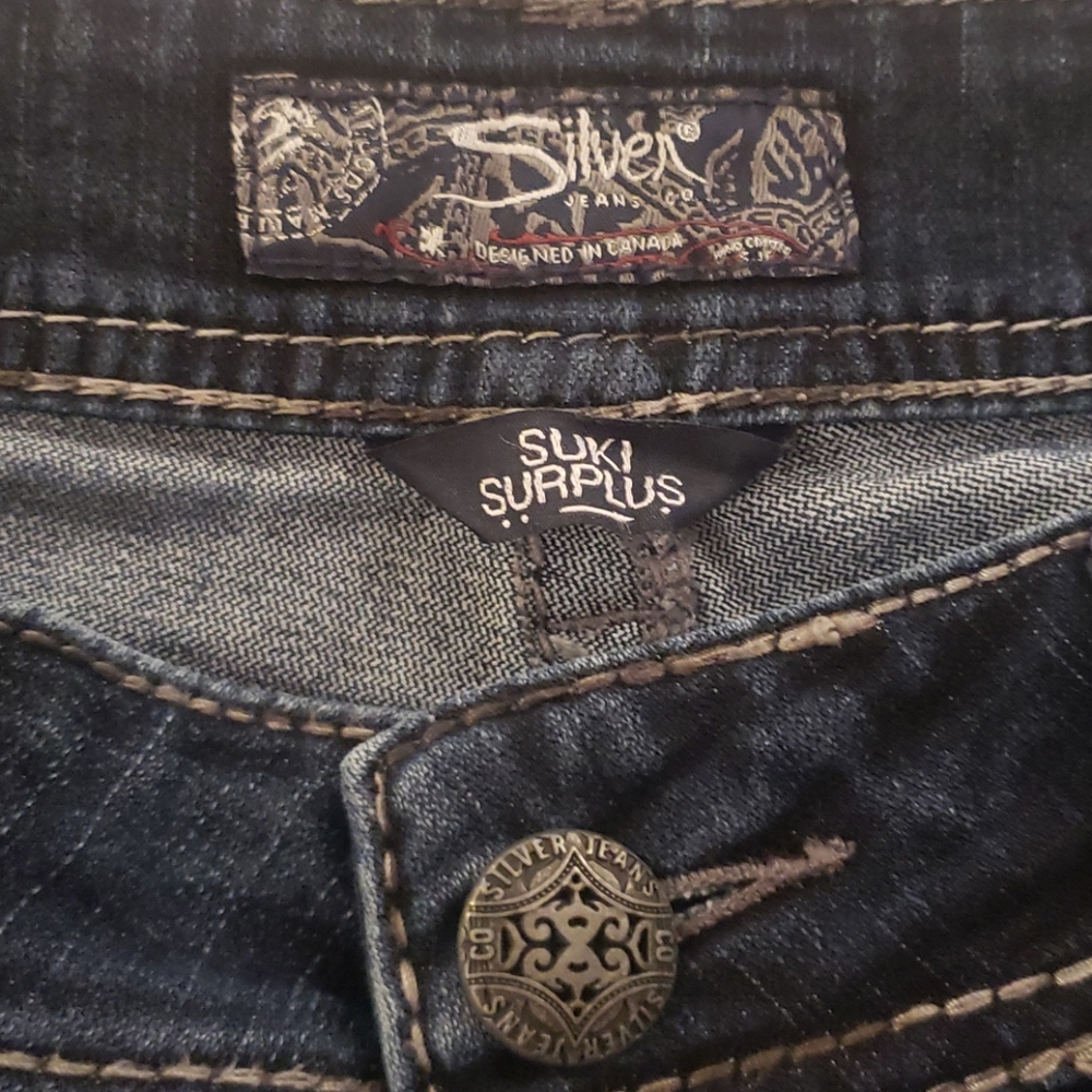 Silver Bootcut Jeans